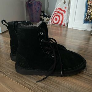 Black Ugg Boots Size 7 in men .